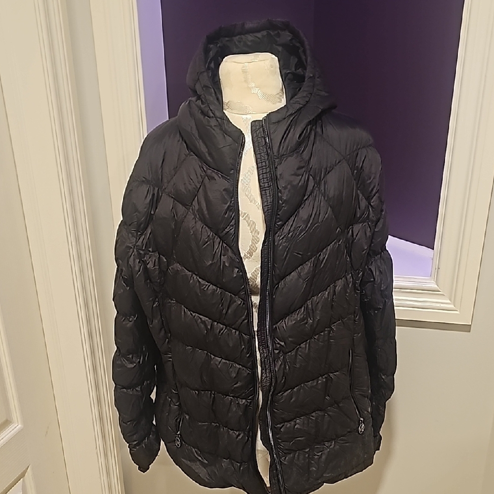 Michael Kors Black Packable Down Jacket-BR